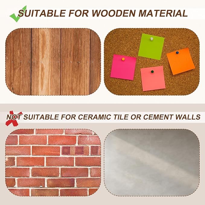 uxcell 100Pcs Upholstery Tacks, 11mmx10mm Flat Head Thumb Tack Decorative Furniture Nails Push Pins for Furniture Sofa Headboards, Light Yellow