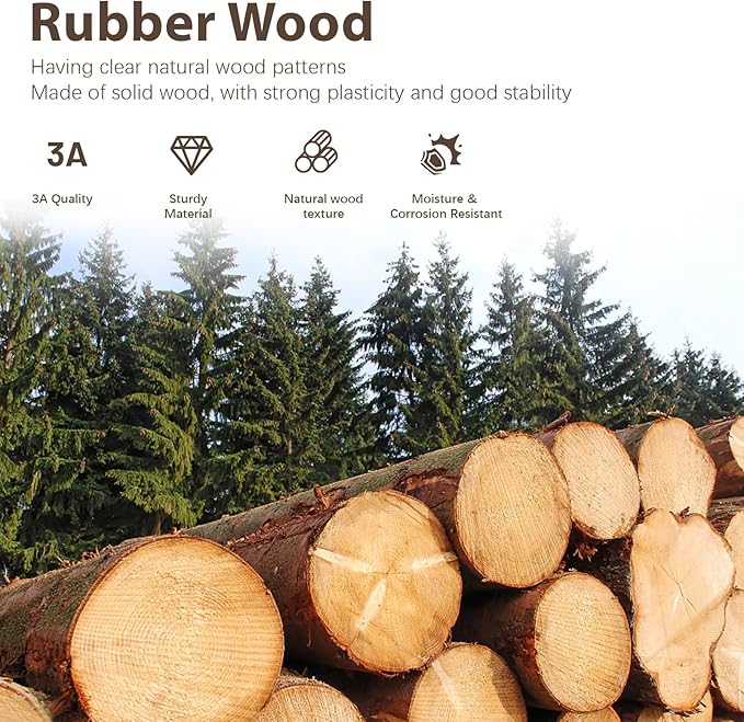 Solid Wood Coat Rack, Coat Rack Freestanding with 2 Shelves and 5 Hooks, Heavy Duty Coat Tree for Entryway，Living room，Coat Hanger Stand for Hats, Bags (Walnut Brown)