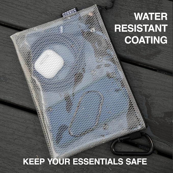 GOBAGS Air Production Large Clear Zipper Pouch – Cable Organizer & Travel Gear - Image 6