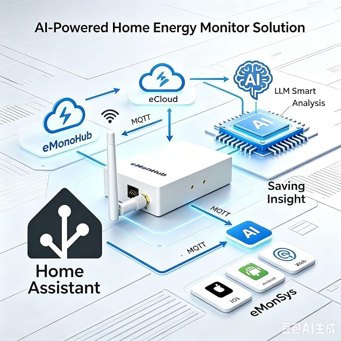Home Energy Monitor Lite-Real Time Electricity Usage Monitor, Power Consumption - Image 2