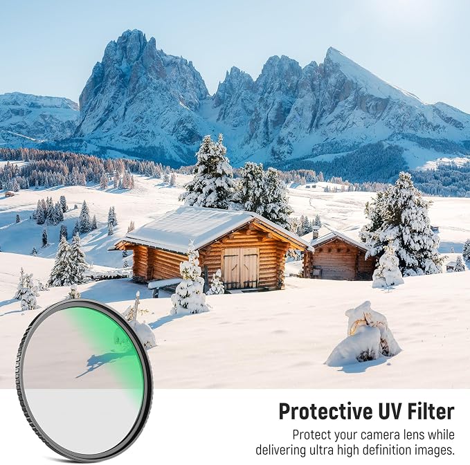 NEEWER 67mm MC UV Protection Filter 24 Layer Multi Resistant Nano Coatings/HD - Image 2
