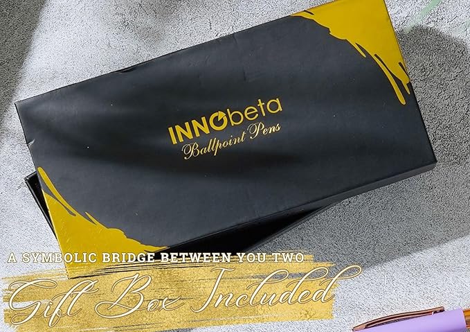 InnoBeta Volunteer Appreciation Gifts, Ballpoint Pen Set of 4, Gift Ideas for on Birthday, Christmas, Thanksgiving Day
