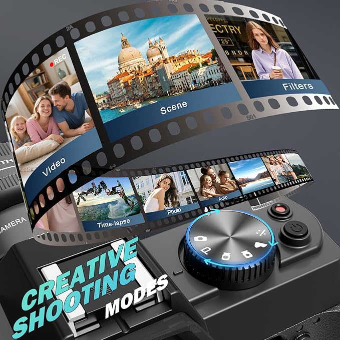 True 5K Digital Camera for Photography, Autofocus & Anti-Shake, 16X Zoom - Image 5