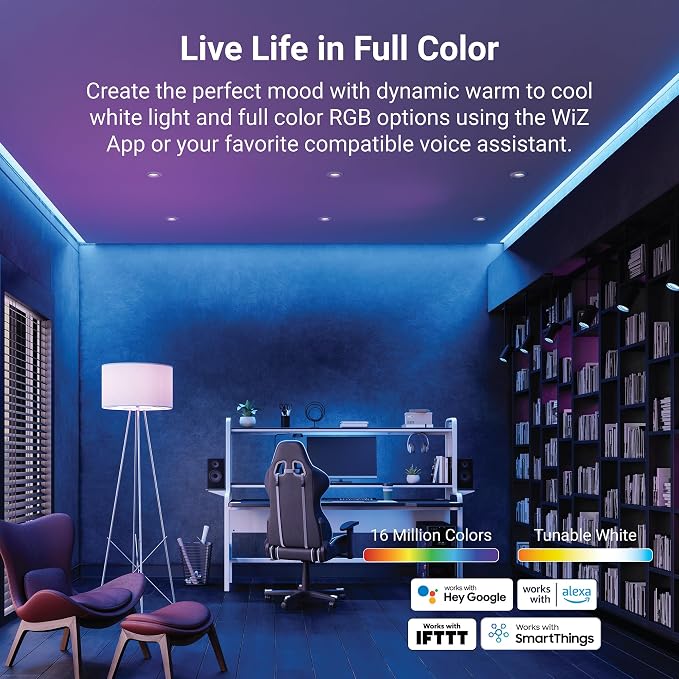 HALO 5/6 in Smart Wi-Fi Recessed LED Downlight Connected by WiZ Pro - Image 4