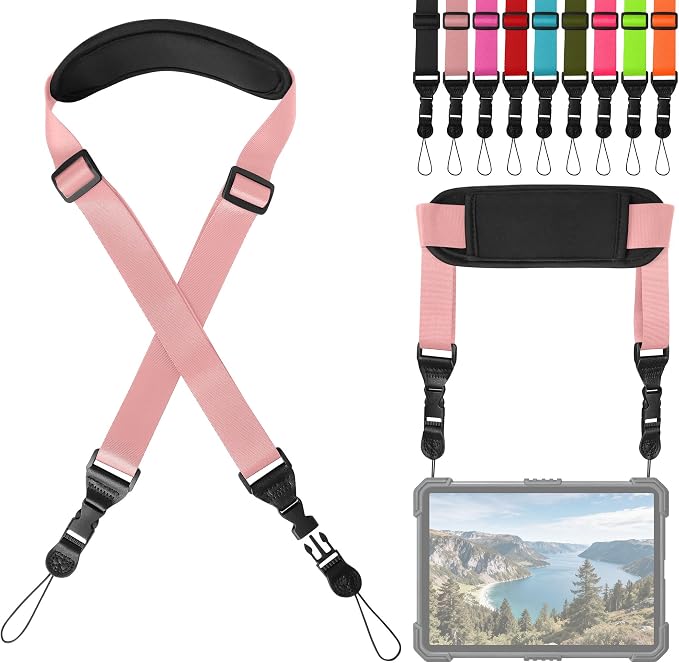Padded iPad Binocular Camera Shoulder Strap, Nylon Neck Lanyard Strap by Gowjaw
