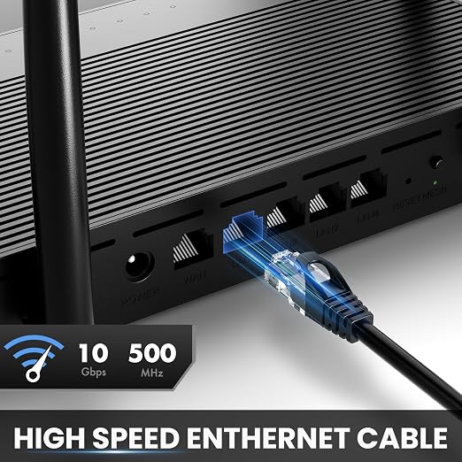 Ultra Clarity Cables Cat 6 Ethernet Cable 10 Ft, Cat6 Patch Cable, High Speed - Image 2