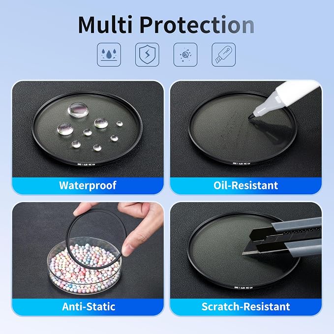 JJC 52mm Ultra-Low Reflectivity UV Filter Lens Protection - Image 6