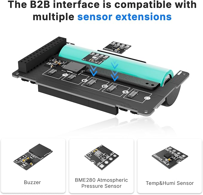 Heltec ESP32 LoRa V4 Development Board Tempered Glass Sensor Kit - Image 7