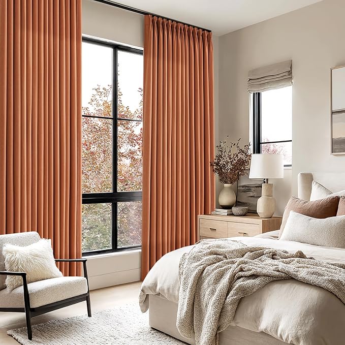 Memory Trained Pinch Pleated Curtains 90 Inches Long, Viral Linen Pinch Pleat - Image 5