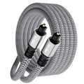 Kxable Optical Audio Cable 40 FT, Digital Audio Cable, Toslink Fiber Optic Cord by Kxable