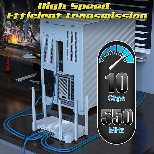 0.5 Foot Cat6 Patch Cables, Solid Pure Copper Patch Cord, Cat 6 Ethernet Cable - Image 4
