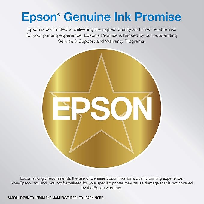 Epson EcoTank Pro ET-5880 Wireless Color All-in-One Supertank Printer with Scanner, Copier, Fax, Ethernet and PCL/Postscript, White