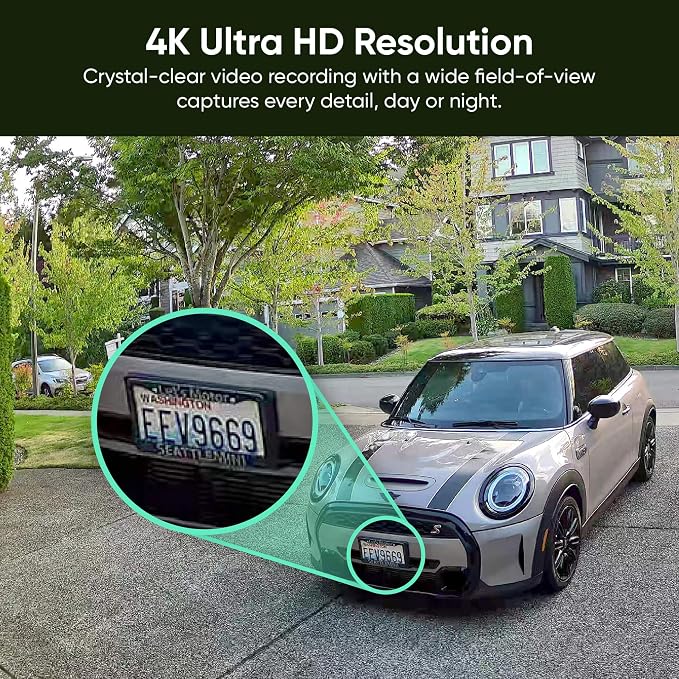 WYZE Cam Pan v4, 4K Smart Home Security Camera System, AI Indoor/Outdoor Monitor - Image 3