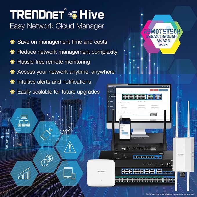 TRENDnet 52-Port Web Smart PoE+ Switch, 48 x Gigabit PoE+ Ports, 4 x Shared - Image 4