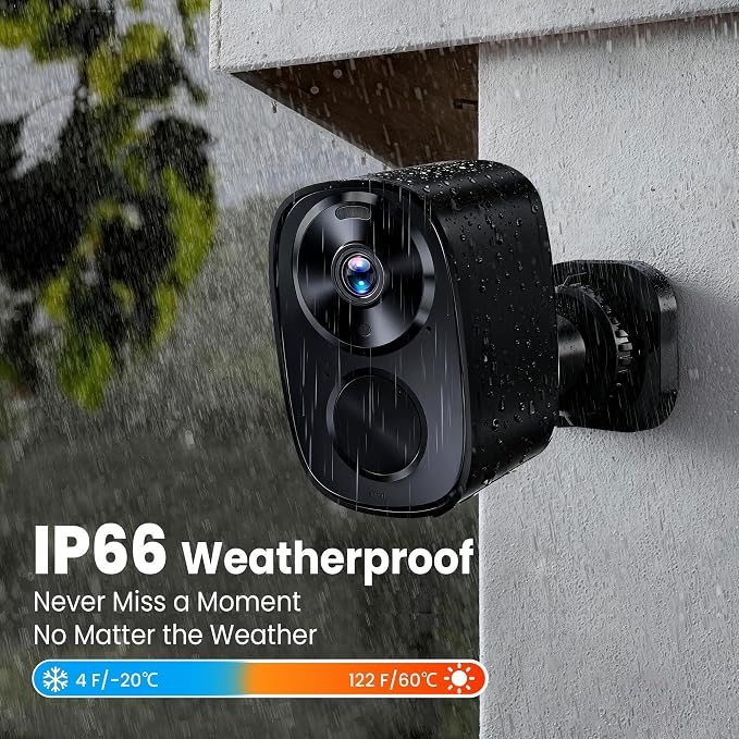 2026 Upgraded 2K Security Cameras Wireless Outdoor, Free Cloud & SD Storage - Image 6