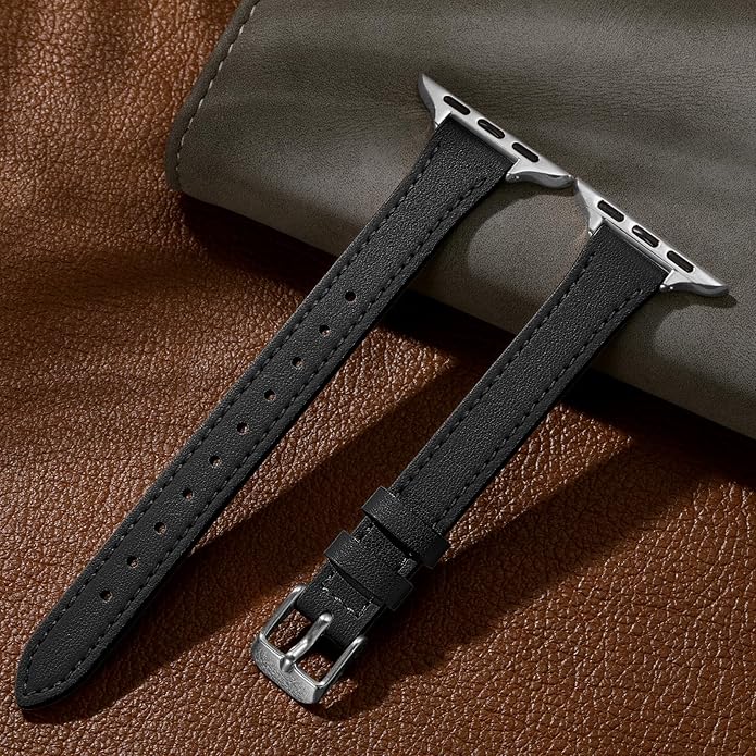 Charlam Slim Leather Band Compatible - Image 5
