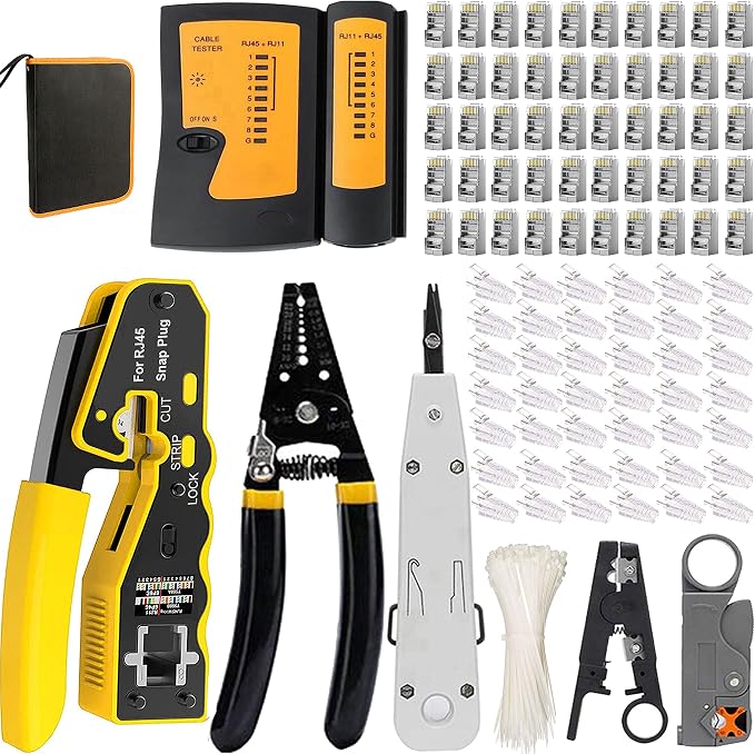 LEATBUY Crimper Set CAT5/CAT6 Crimp Tool Kit - Image 7