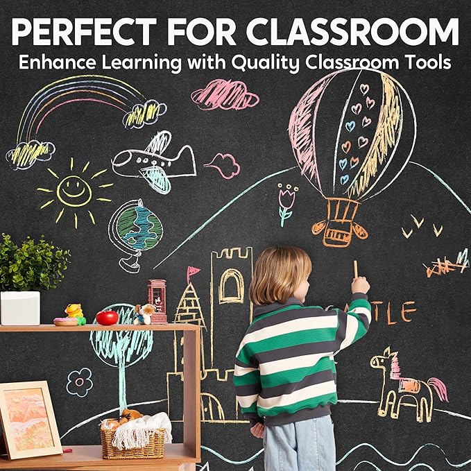 JOYIN 288 Counts Mini Chalk Set for Kids, Non-Toxic Chalks for Boys Girls 3+, School Supplies for Teachers, Goody Bag Fillers, Classroom Prizes Gifts (24 Boxes)