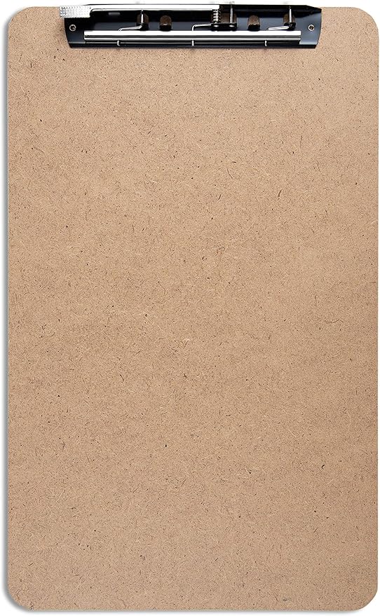 Extra Large Clipboard Set (6pc) - Larger Than 11x17 - Vertical or Landscape - Fits 11 x 17 Tabloid Paper (Board 11.6"x19.5" - 2 Inches Longer Than Legal Size)