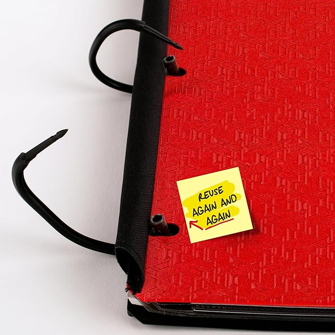 Five Star Flex Refillable Notebook + Study App, College Ruled Paper and 1 Inch TechLock Ring Binder with Pockets, Tabs and Dividers, 200 Sheet Capacity, Fire Red (29328AB2)