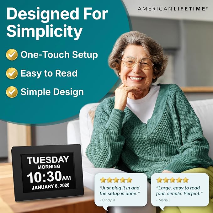 American Lifetime Dementia Clock - Image 4