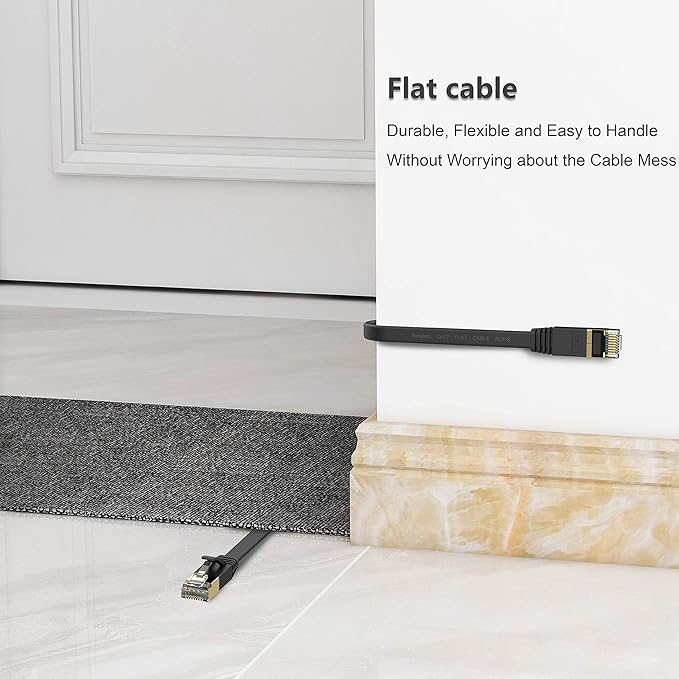 Cat 7 Ethernet Cable 35 ft High Speed 10Gbps 600MHz, Shielded Ethernet Cord - Image 4