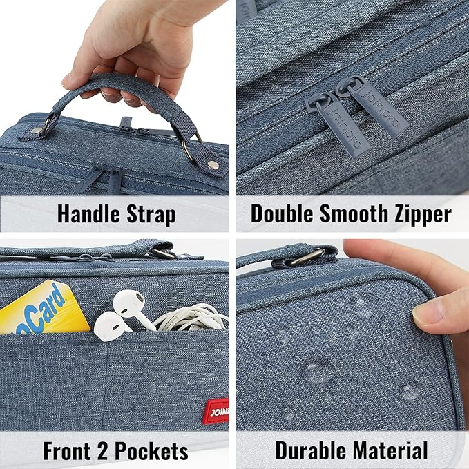 Pencil Case, Large Capacity Pencil Case Organizer; Double Zipper Storage Bag; Big Pencil Pouch for College School Office Teen Girl Boy Men Women Adult