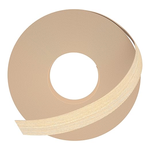 GSCIT Club Maple Edge Banding, 1/2 inch x 250ft roll of Veneer Plywood Edge Banding Preglued Flexible, Wood Tape Banding for Cabinet Repair