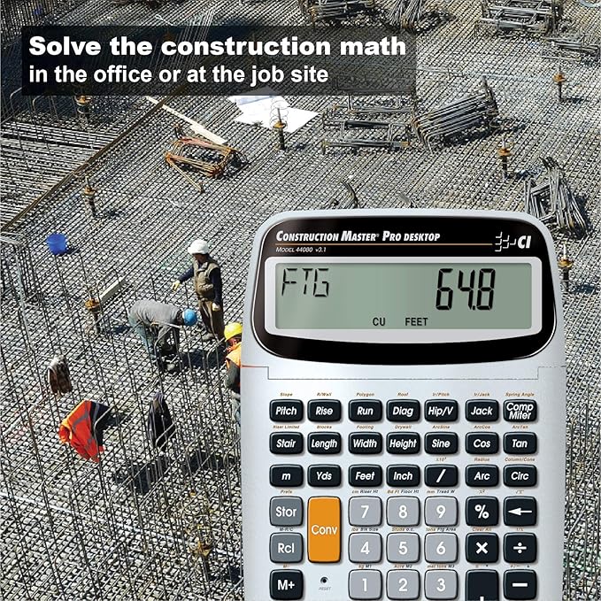Calculated Industries 44080 Construction Master Pro-Desktop Advanced - Image 7