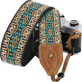 Padwa Lifestyle 2" Wide Classic Crazy Horse Art Cowhide Head Cotton Camera by PadwaLifestyleCameraStrap